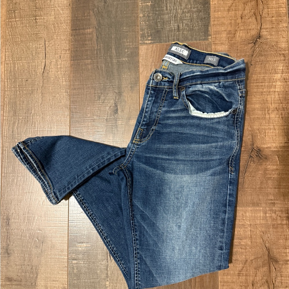 BKE Men's‎ Straight Jeans - Dark Blue